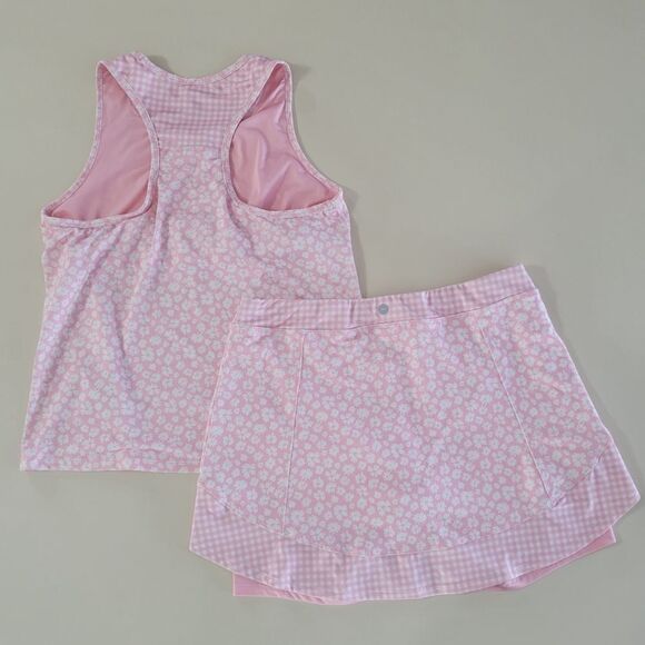 Avia Girl's Women's Racerback Tank Top and Skort 2-Piece Set - Picture 15 of 16